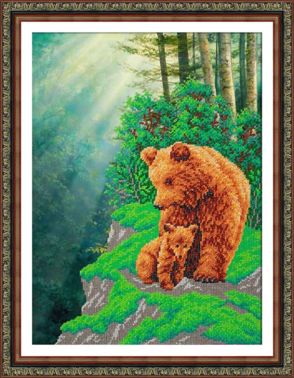 Набор для вышивания "Медвежья семейка"