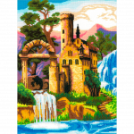 Набор для вышивания "Замок у водопада"
