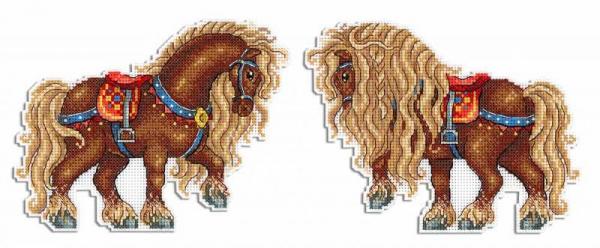 Набор для вышивания "Богатырский конь"