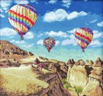 Набор для вышивания "Воздушные шары над Гранд-Каньоном"