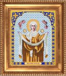 Ткань с рисунком Икона "Богородица Покрова"