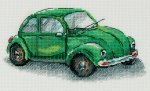 Набор для вышивания "Зеленая машина"