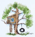 Набор для вышивания "Домик на дереве"