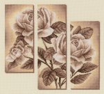 Набор для вышивания "Триптих с розами"