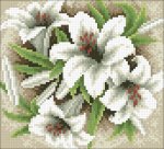 Алмазная мозаика "Садовые лилии"