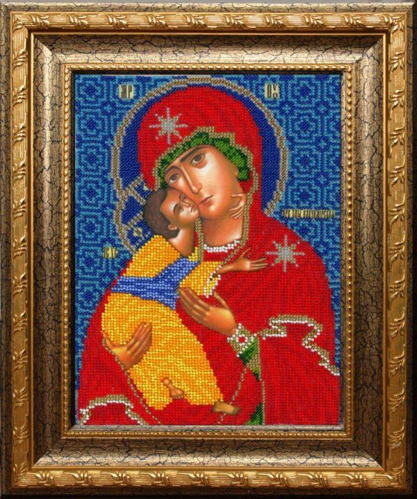 Набор для вышивания "Икона Владимирской Божьей Матери"