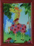 Ткань с рисунком "Жираф"