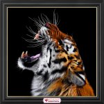 Алмазная мозаика "Тигриный рык"