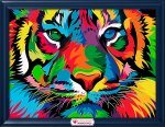 Алмазная мозаика "Красочный тигр"