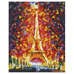 Алмазная мозаика "Париж - огни Эйфелевой башни"