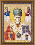 Ткань с рисунком Икона "Св.Николай Чудотворец"