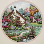 Набор для вышивания "Домик в саду"