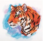 Набор для вышивания "Акварельный тигр"
