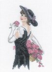 Набор для вышивания "Дама с розами"