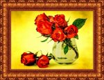 Ткань с рисунком "Розы"
