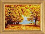 Ткань с рисунком "Осенняя тишина"