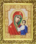 Ткань с рисунком Икона "Богородица Казанская"