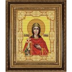 Ткань с рисунком "Икона Святая Ирина"