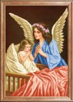 Ткань с рисунком "Ангел хранитель"