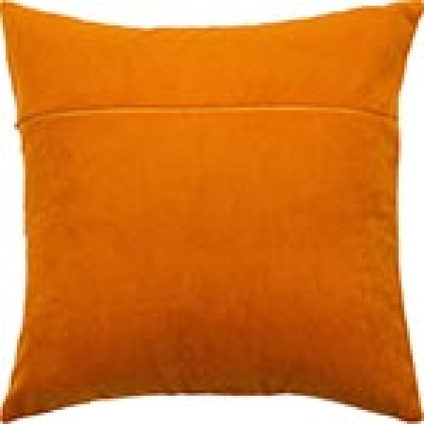 Обратная сторона подушки 40х40 см, апельсин, бархат