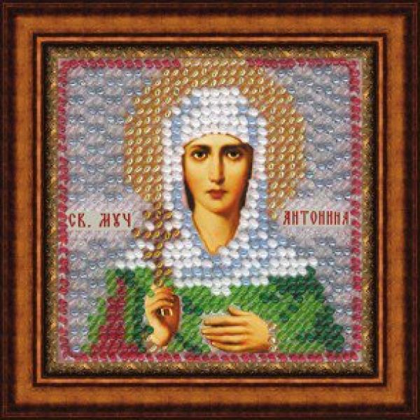 Ткань с рисунком Икона "Св.Мученица Антонина"