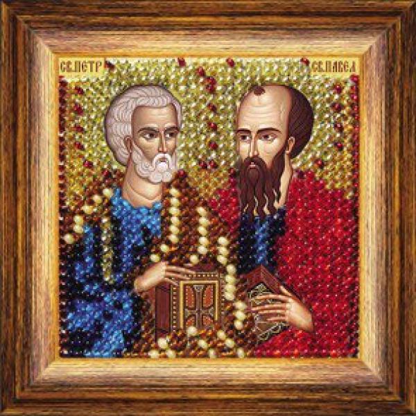 Ткань с рисунком Икона "Св.Апостолы Петр и Павел"