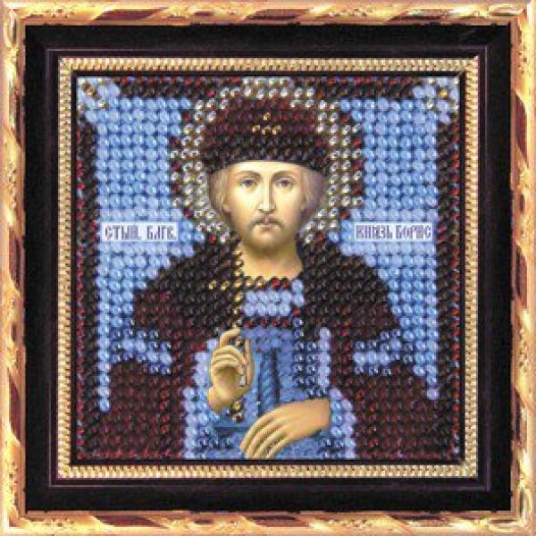 Ткань с рисунком Икона "Св.Князь Борис"