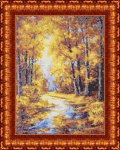 Ткань с рисунком "Осенние краски"