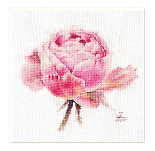 Набор для вышивания "Акварельные розы. Розовая изысканная"