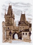 Канва с рисунком "Прага"