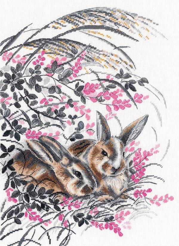 Набор для вышивания "Кролики"