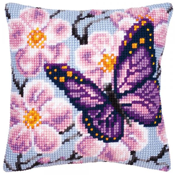 Набор для вышивания "Фиолетовая бабочка"